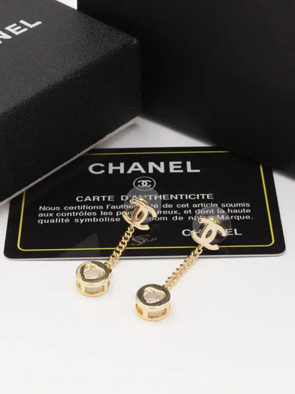 حلق شانيل طويل 670 حلق chanel