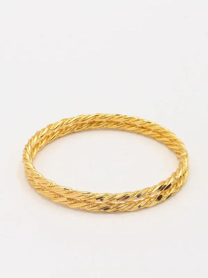 اساور غوايش ذهبيه 2 قطع اسواره new