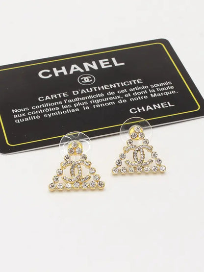حلق شانيل 580 حلق chanel ذهبي