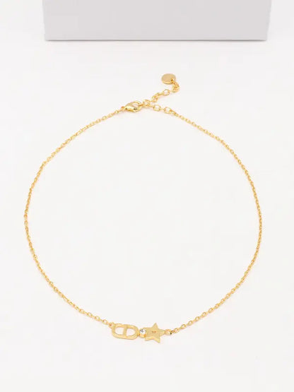سلسال ديور ستار سيميل ستون لوقو سلسال dior