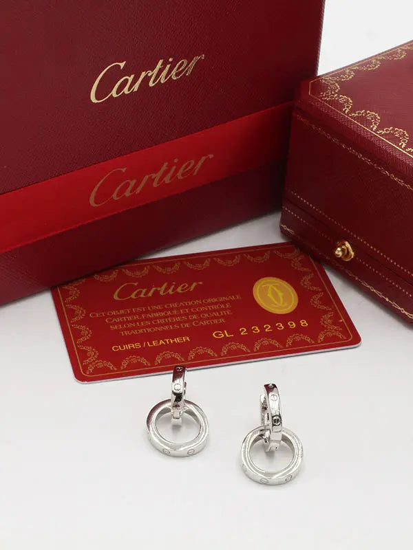 حلق كارتير لوقو ماستر دبل سيركلز حلق CARTIER