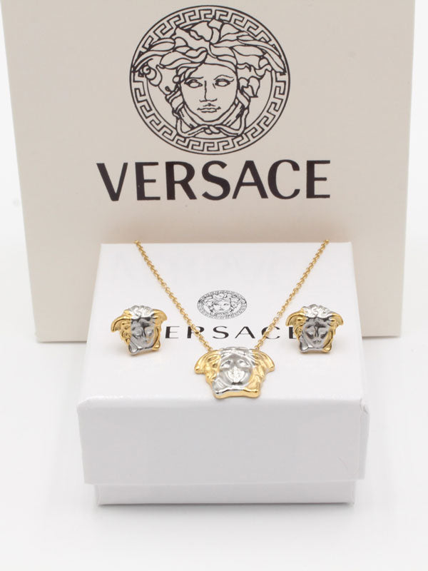 طقم فيرساتشي فيس اطقم versace فضي