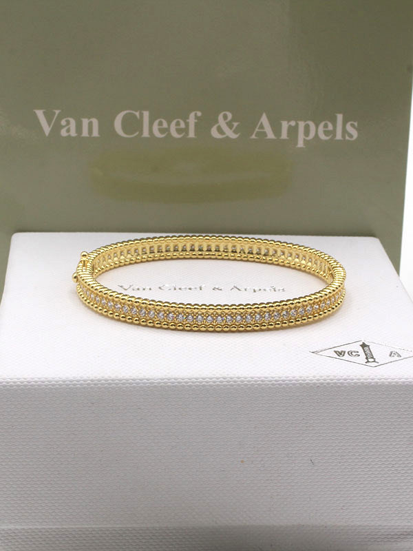 اسواره فان كليف بانقل زركون لوقو اسواره van cleef ذهبي