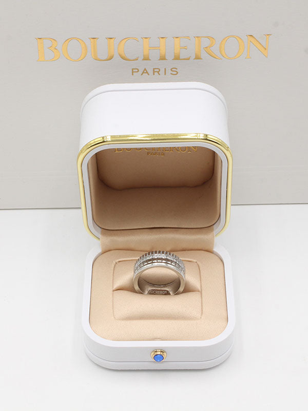 خاتم بوشرون سيراميك قولد اند سلفر خواتم bucheron
