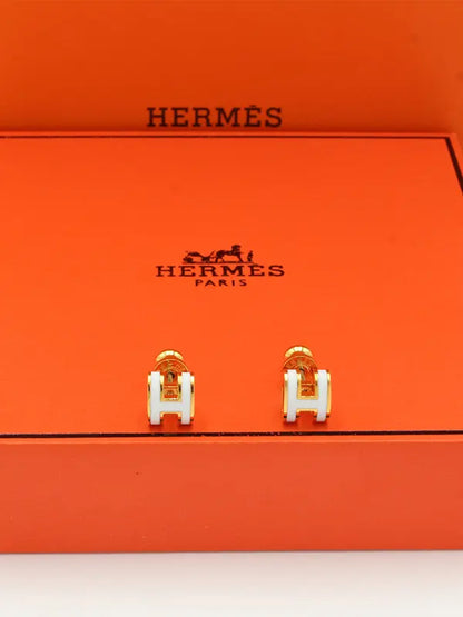 حلق هيرمز ذهبي الماستر حلق HERMES