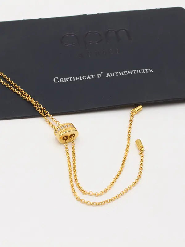 سلسال اي بي ام شاين زركون لوقو سلسال APM