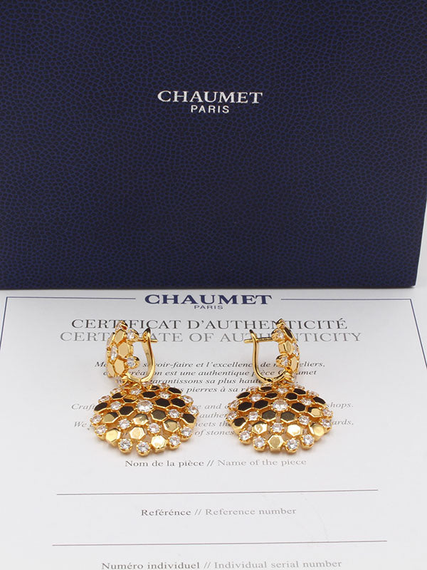 حلق شومية زركون الجديد لوقو حلق chaumet