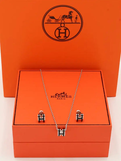 طقم هيرمز ملون ناعم ماستر لوقو