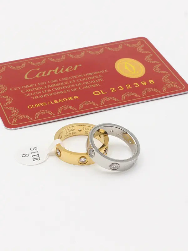 خاتم كارتير لوف فل زركون لوقو خواتم CARTIER