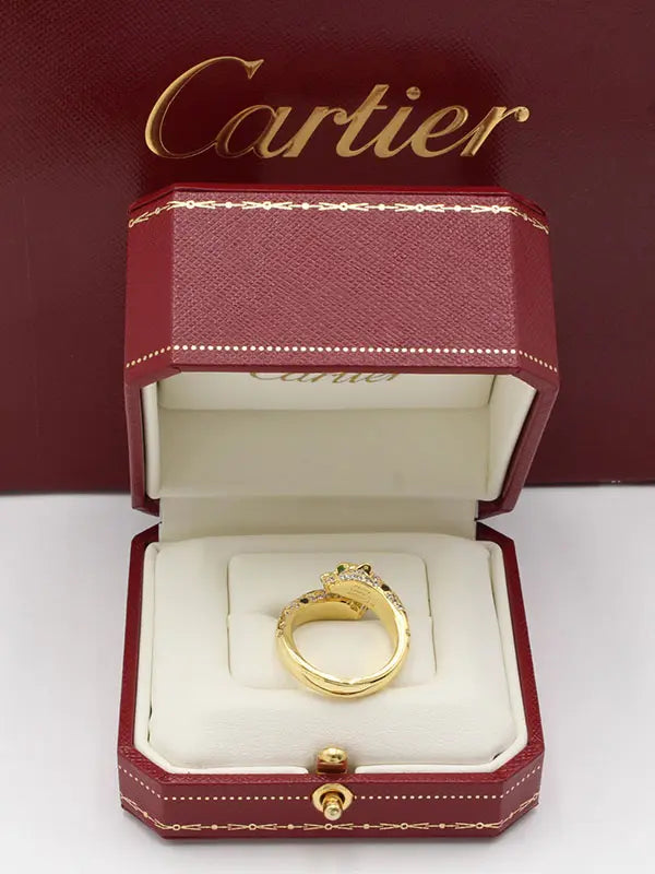 خاتم كارتير تايقر نيو بلاك ماستر زركون خواتم CARTIER