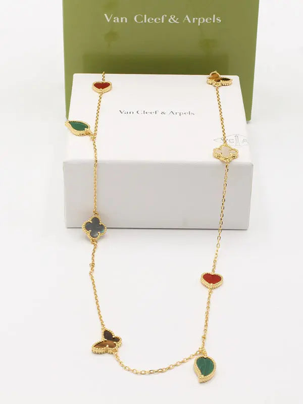 سلسال فان كليف طويل الجديد ماستر سلسال van cleef ذهبي