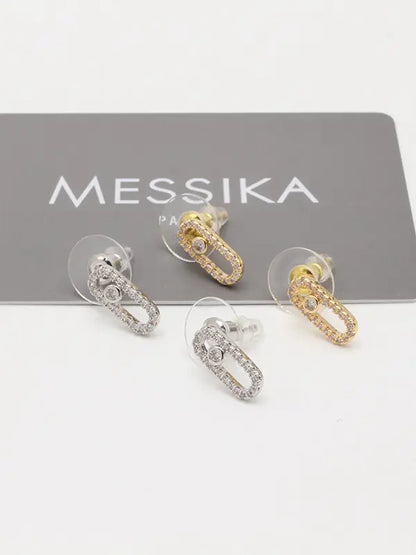 حلق ميسيكا صغير زركون 546 حلق messika