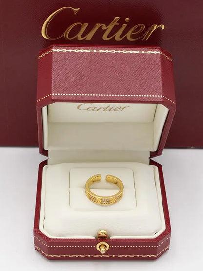 خاتم كارتير زركون ناعم ماستر SLIM خواتم CARTIER ذهبي