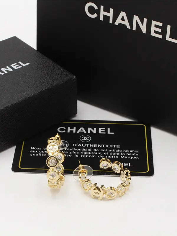 حلق شانيل 585 حلق chanel