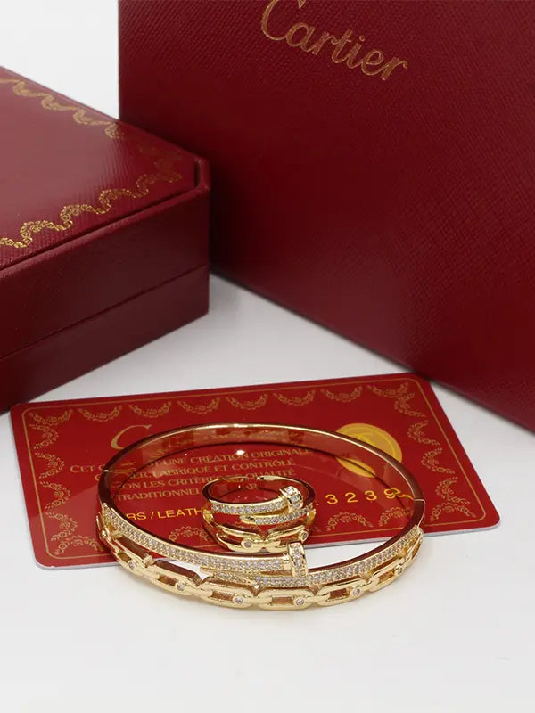 اساور وخاتم كارتير زركون 785 اسواره CARTIER