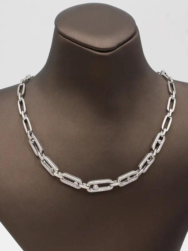 سلسال عقد ميسيكا فل زركون الماستر - اكسسوارات جويل