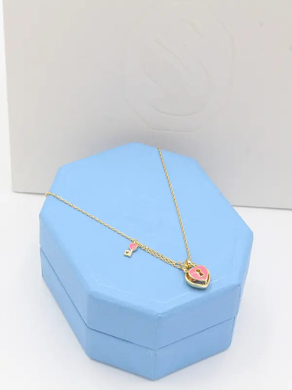 سلسال سواروفسكي قلب ايديليا ماستر سلسال Swarovski