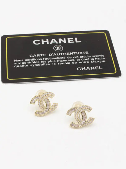 حلق شانيل زركون لوقو 619 حلق chanel
