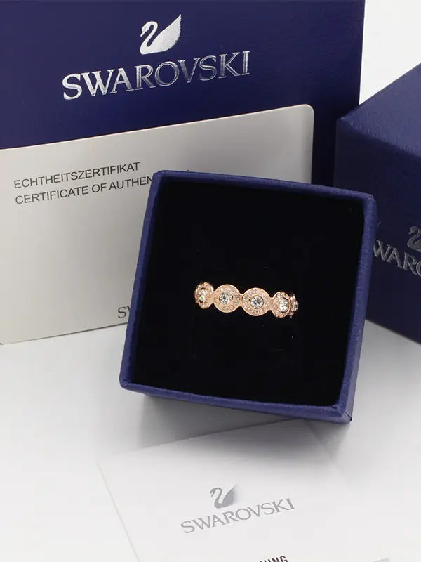 خاتم سواروفسكي دبله زركون خواتم Swarovski