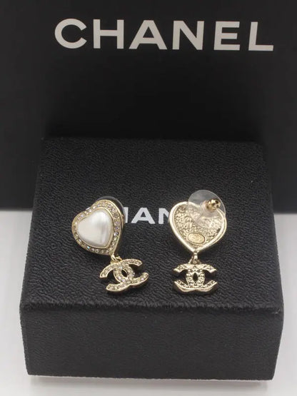 حلق شانيل هارت انتيك الجديد 718 حلق chanel