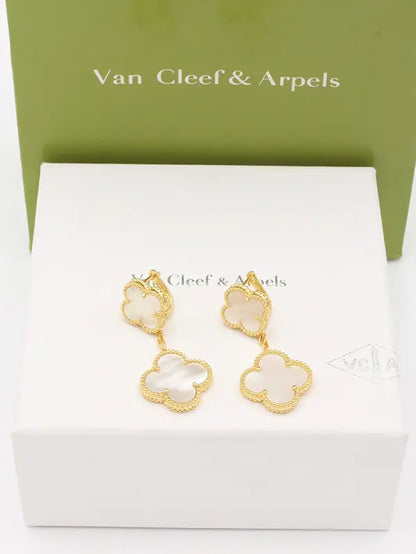 حلق فان كليف وردتين ماستـر حلق van cleef