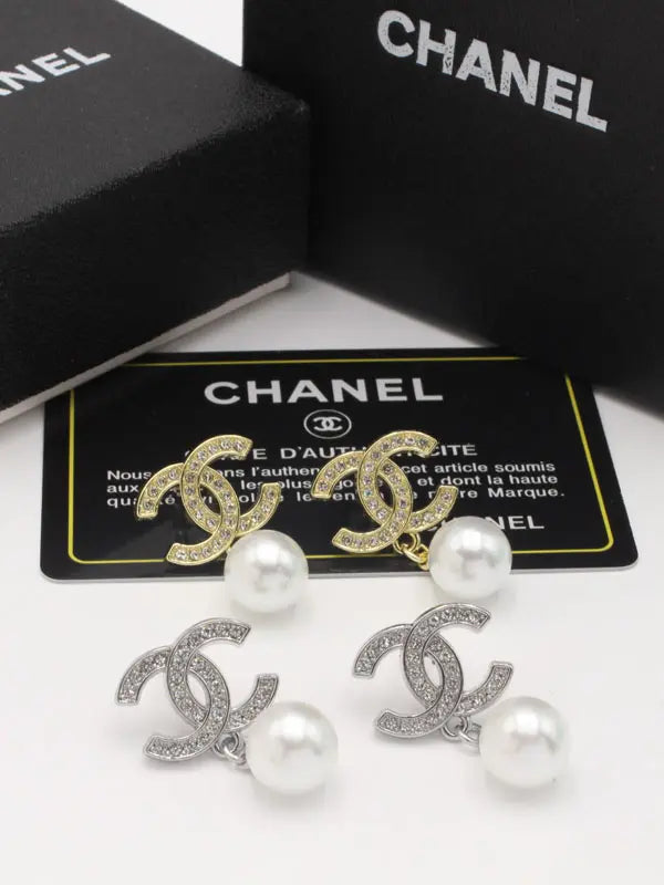 حلق شانيل الجديد 719 حلق chanel