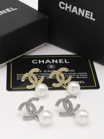 حلق شانيل الجديد 719 حلق chanel