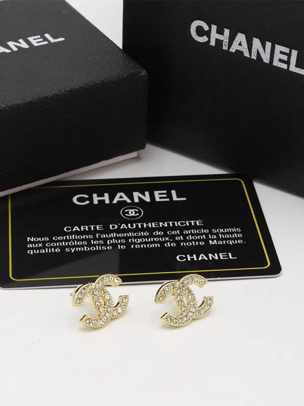 حلق شانيل زركون 575 حلق chanel