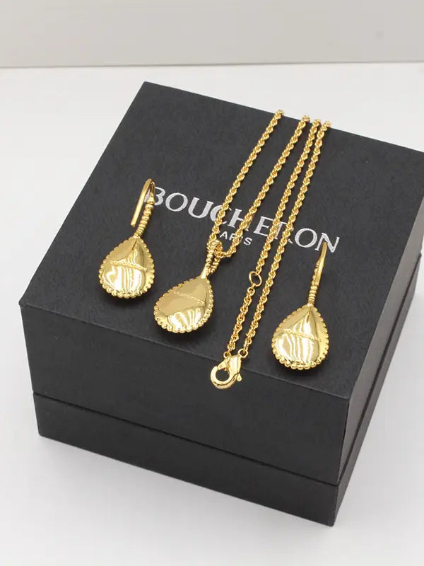 طقم بوشرون زركون دمعه اطقم bucheron