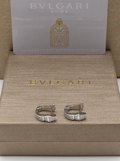 حلق بولغاري كبس زركون لوقو حلق bvlgari