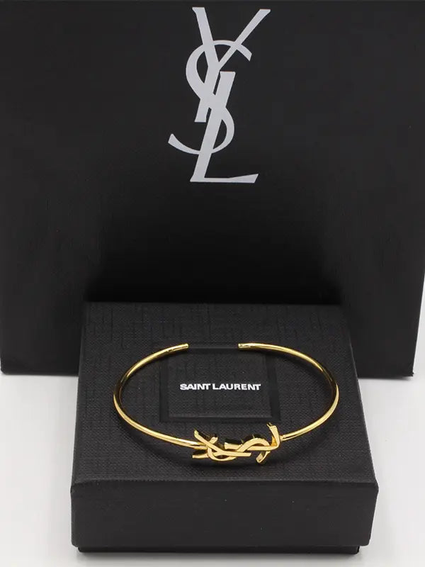اساور ايف سان لوران ميتال لوقو اسواره ysl