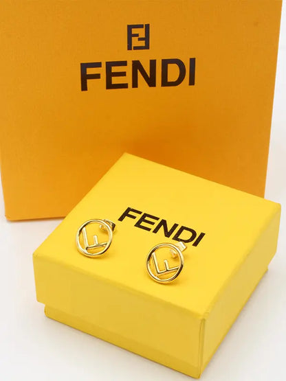 حلق فندي الجديد ماستر لوقو حلق fendi