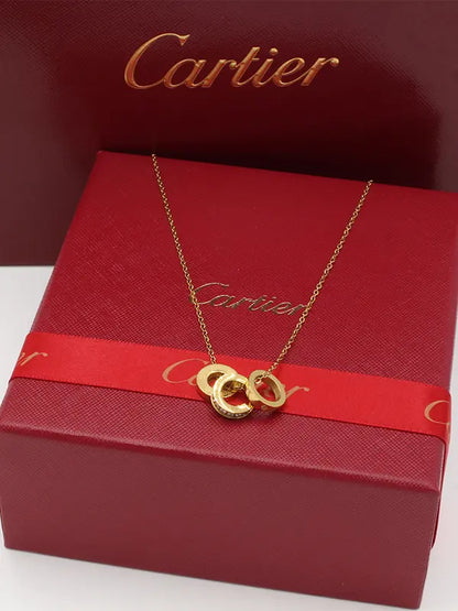 سلسال كارتير ثري بندنتس لوقو سلسال CARTIER
