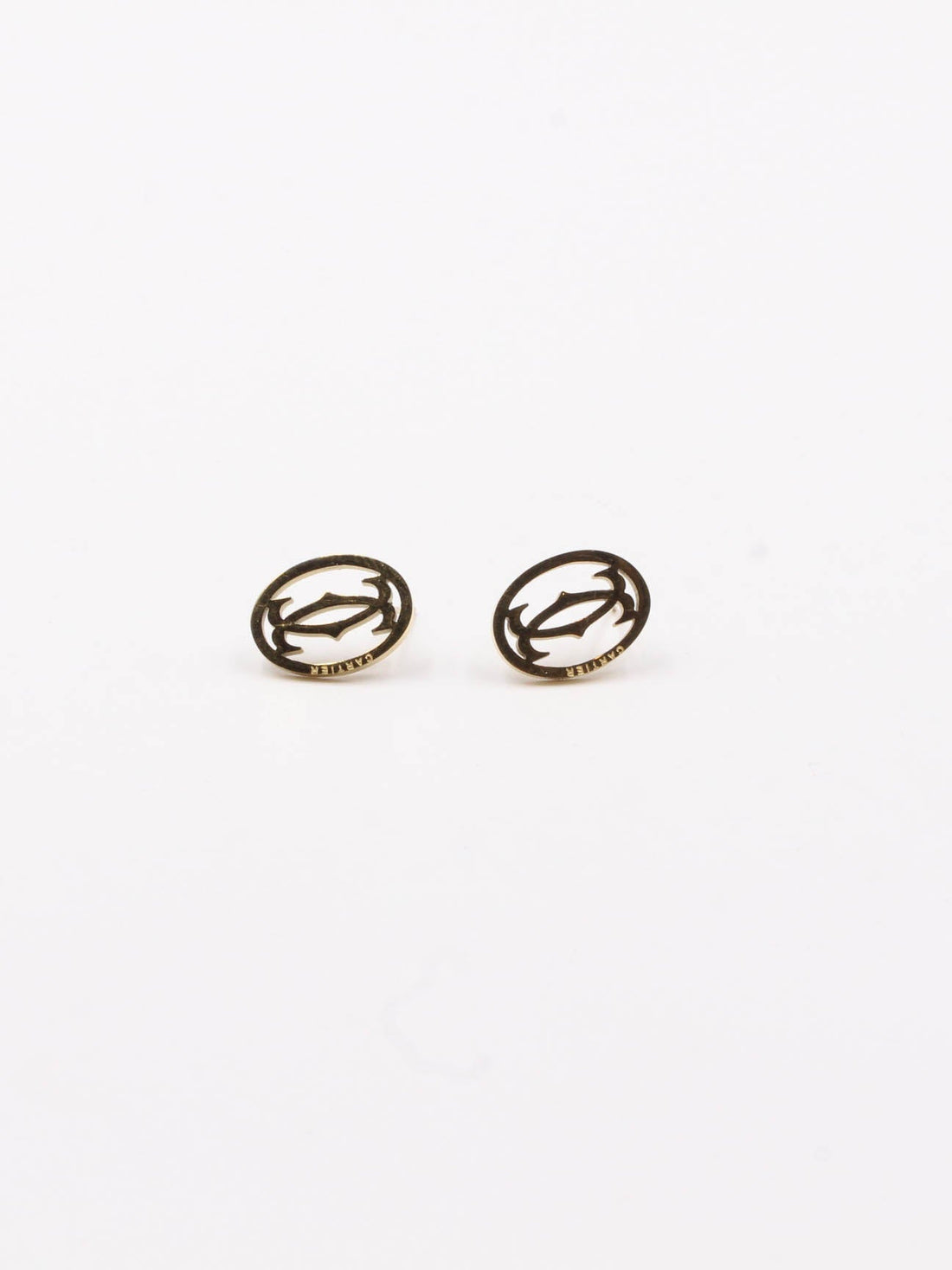 Cartier Gold Circle Earring - حلق كارتير سيركل ذهبي حلق Jewel