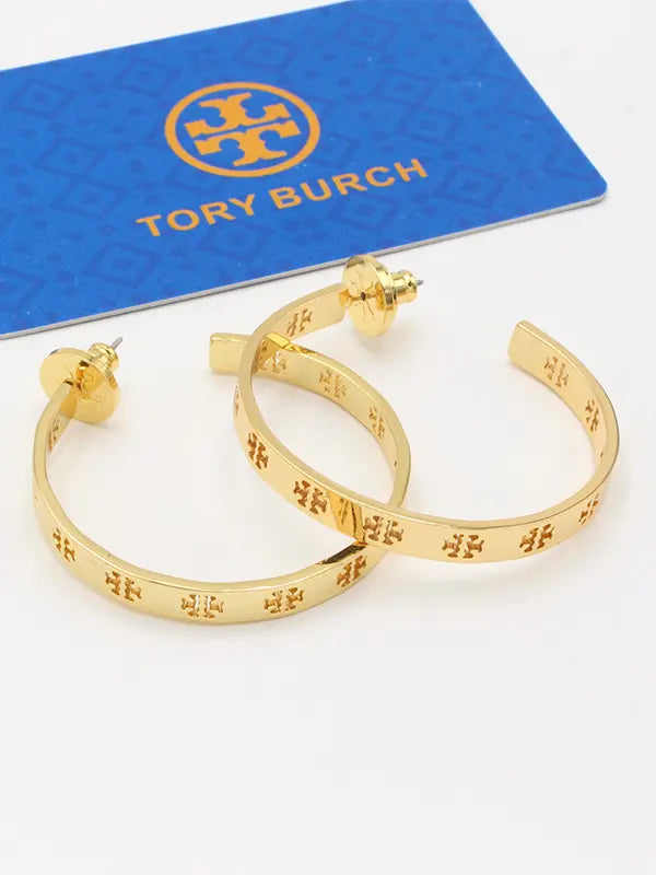 حلق توري بورش ذهبي كبير ماستر حلق tory burch
