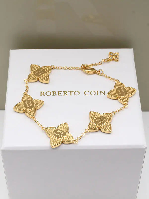 اساور روبرت كوين ملونه فورليف لوقو اسواره roberto coin