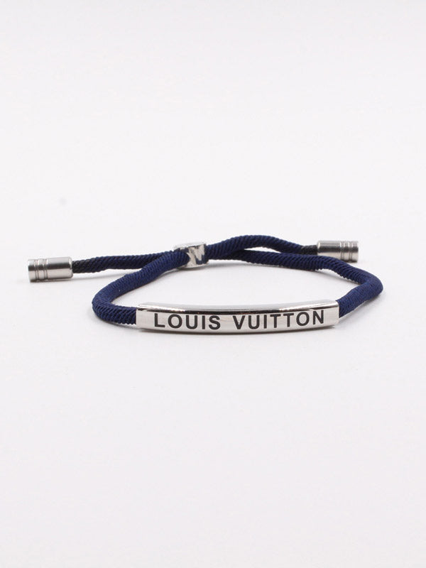 اسواره لويس فيتون ليذر لوقو SLIM اسواره louis vuitton كحلي