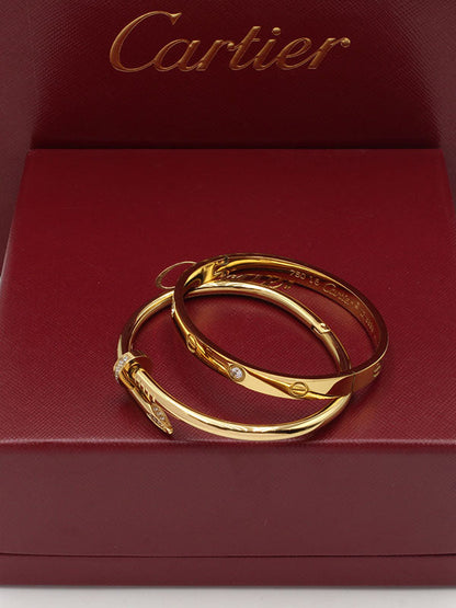 اسوارة كارتير مسمار مع اسواره لوف زركون اسواره CARTIER