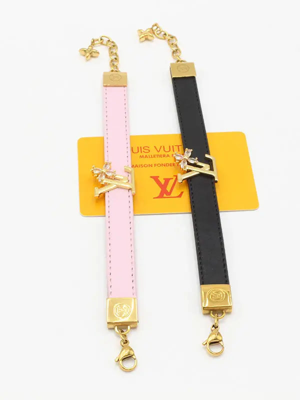 اساور لويس فيتون ليذر وذ لوقو ستون ماستر اسواره louis vuitton