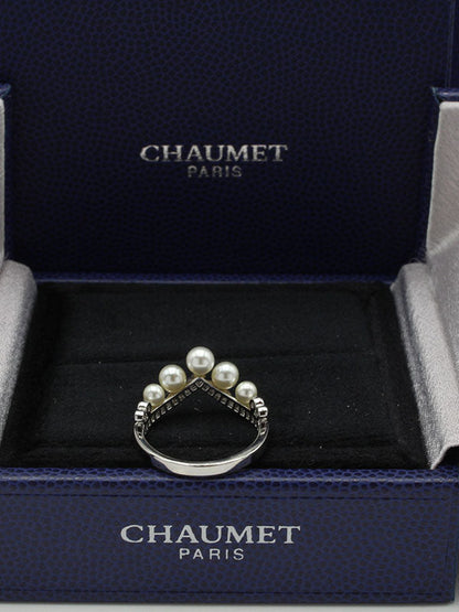 خاتم شومية لولو زركون خواتم chaumet فضي 8