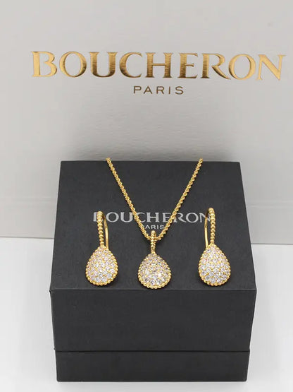 طقم بوشرون زركون دمعه اطقم bucheron