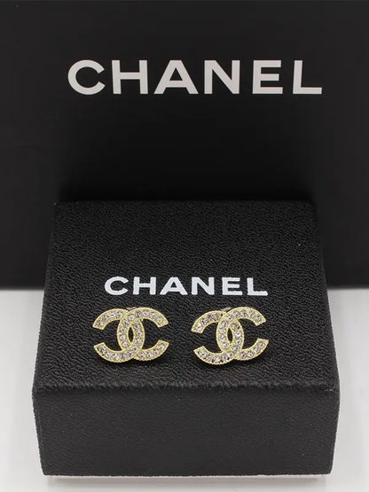 حلق شانيل زركون 583 حلق chanel
