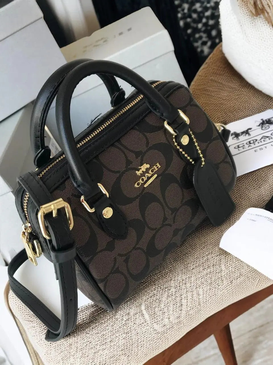 شنطة كوتش روان صغيره شنط وحقائب coach bags