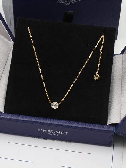سلسال شومية زركون ناعم لوقو ماستر سلسال chaumet