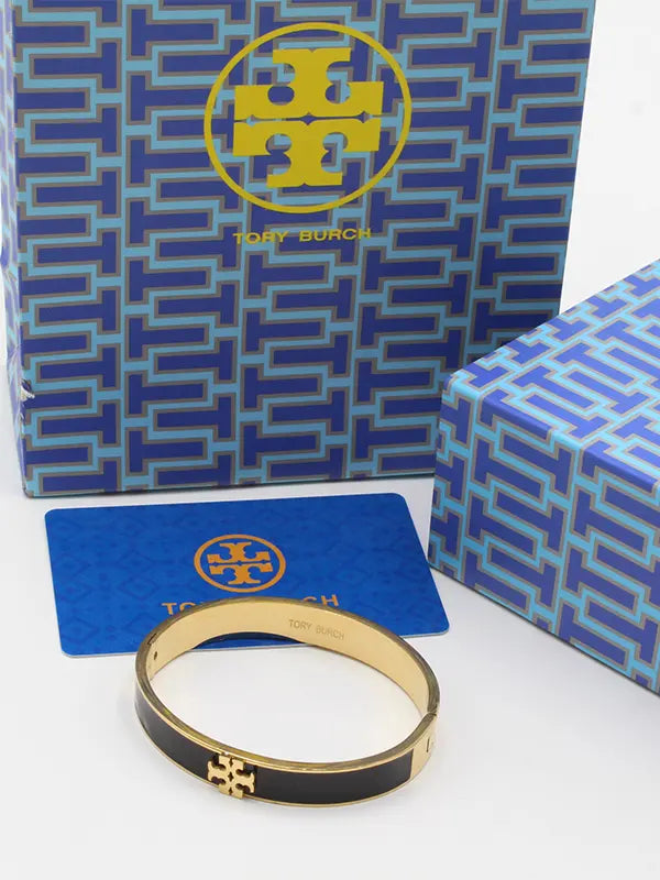 اسوارة توري بورش اسود لوقو اسواره tory burch