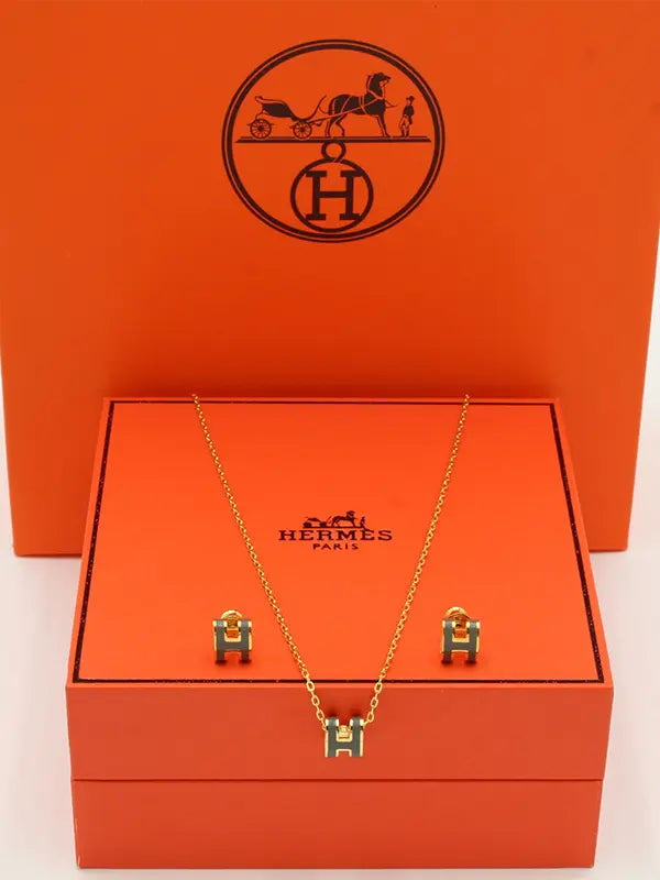 طقم هيرمز ملون ناعم ماستر لوقو