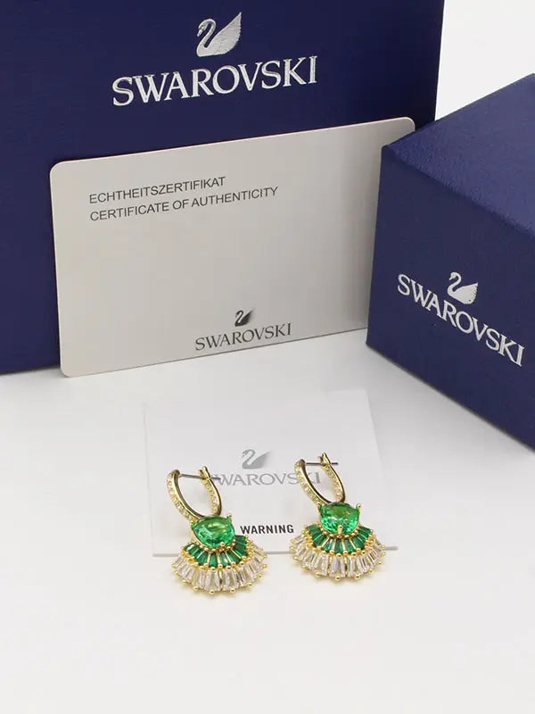 حلق سواروفسكي زركون نيو بلو ماستر حلق Swarovski