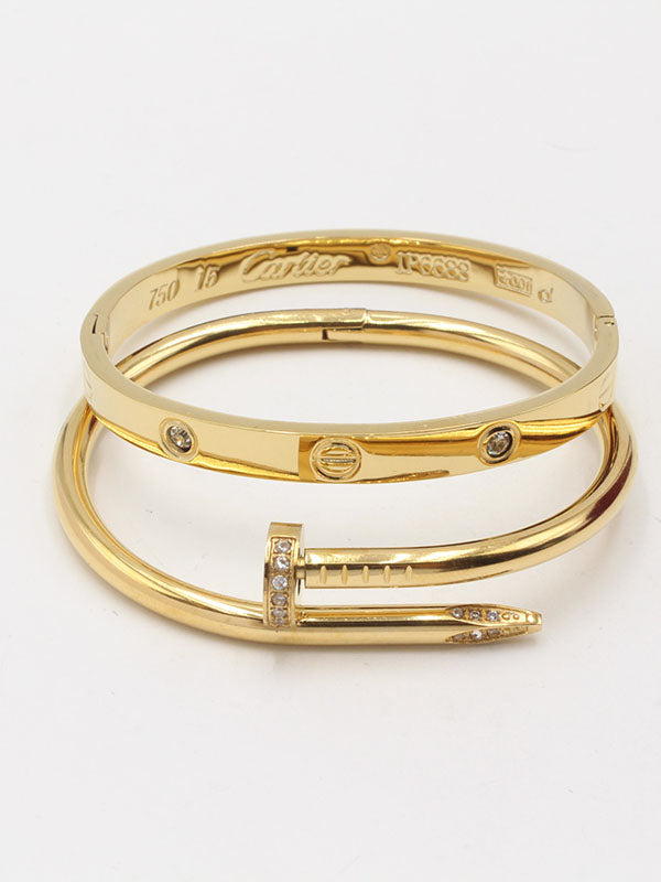 اسوارة كارتير مسمار مع اسواره لوف زركون اسواره CARTIER