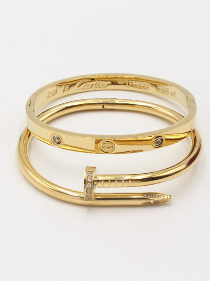 اسوارة كارتير مسمار مع اسواره لوف زركون اسواره CARTIER