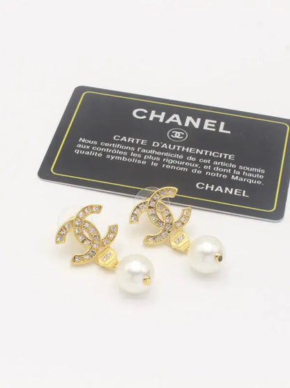 حلق شانيل مطفي قولد 651 حلق chanel